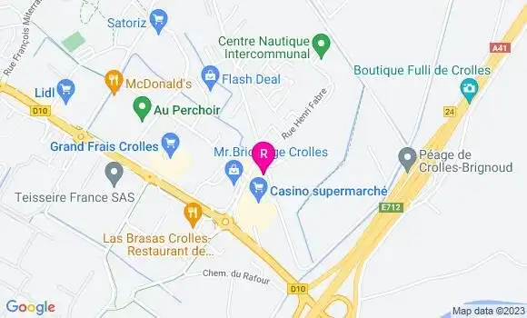 Localisation Pizzeria Le Play Off