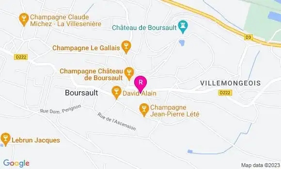 Localisation Restaurant  Le P