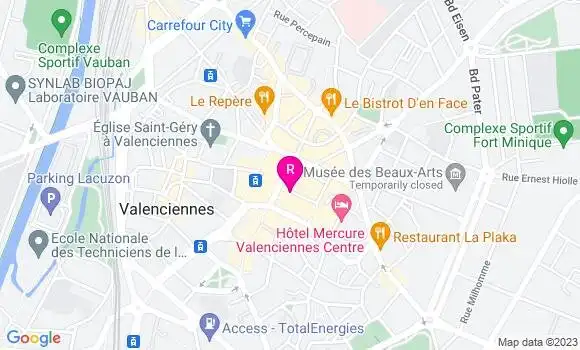 Localisation Brasserie Le Président