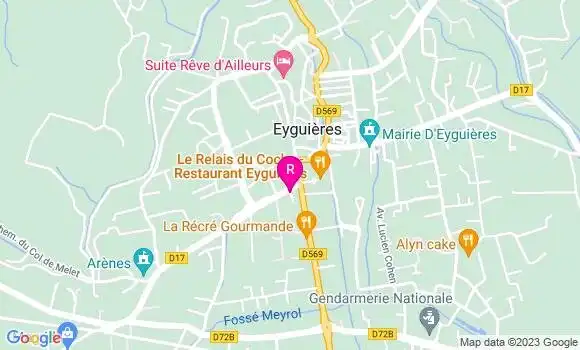 Localisation Restaurant  La Table des Frangins