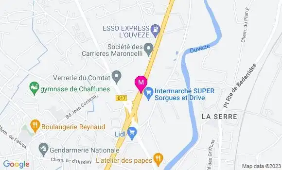 Localisation Restaurant  L