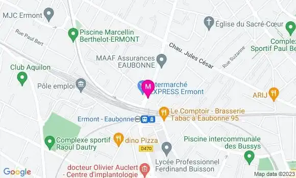 Localisation Le Bistrot d