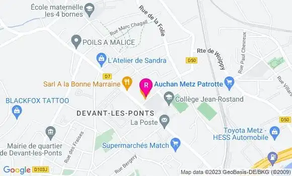 Localisation Pizzeria Le Savary