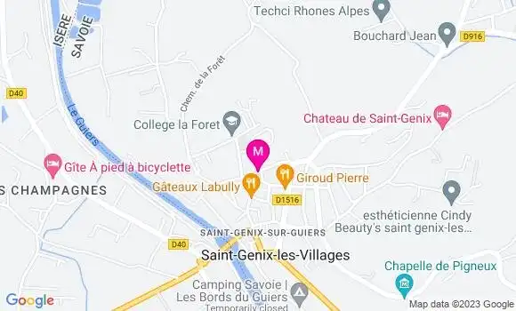 Localisation Restaurant  Le Lams