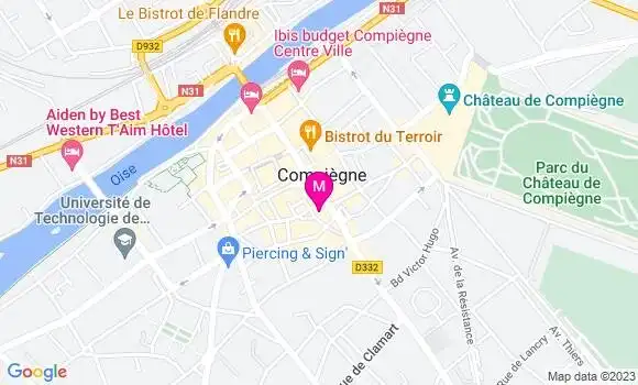 Localisation Crêperie Madame