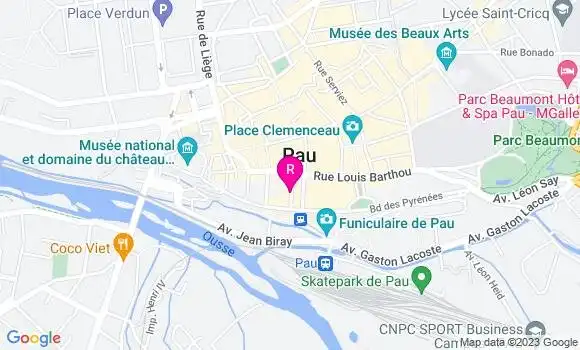Localisation Restaurant  La Rumeur