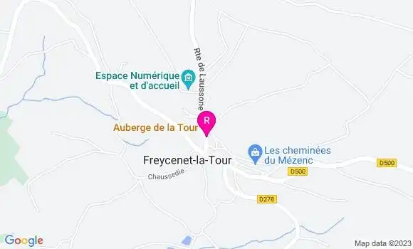 Localisation Auberge de la Tour