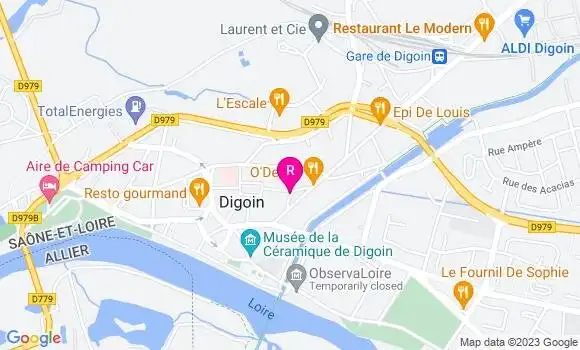 Localisation Restaurant Chinois Dragon Phenix