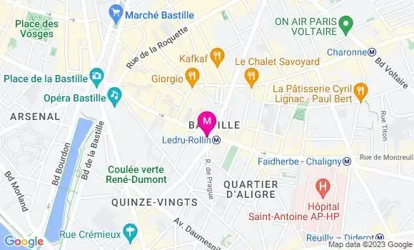 Localisation Restaurant  Le Faubourg