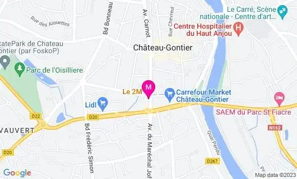 Localisation Restaurant  Le 2m
