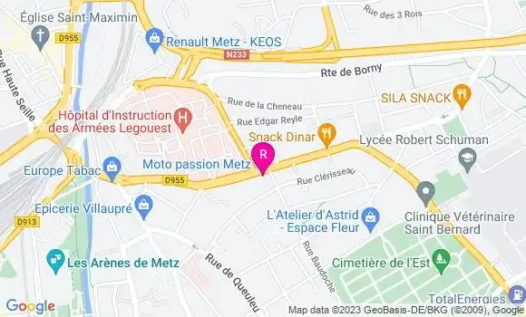 Localisation Pizzeria O Vip Pizza