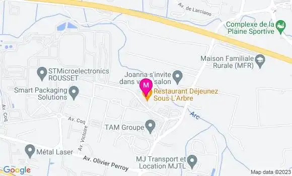 Localisation Restaurant  Déjeunez sous l