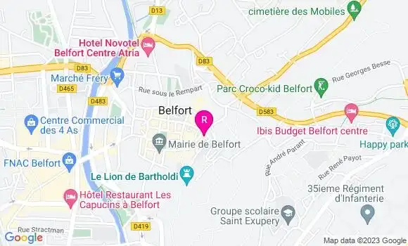 Localisation Restaurant  L