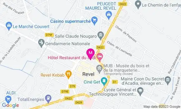 Localisation Bistrot Le Bistronome
