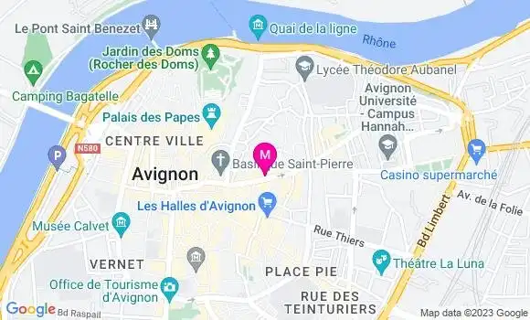 Localisation Sandwicherie Chez Poupie
