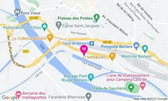 Localisation Restaurant  L