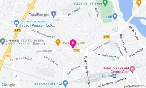 Localisation La Crêperie des Amis
