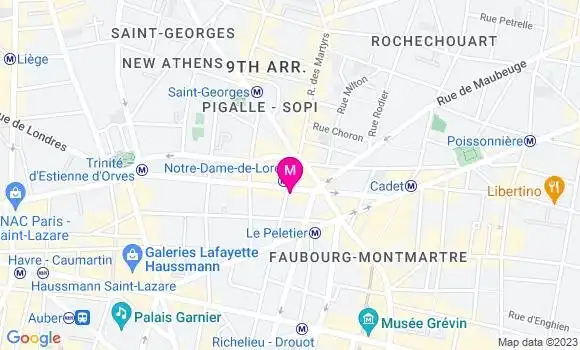 Localisation Bistrot Bistro Régent