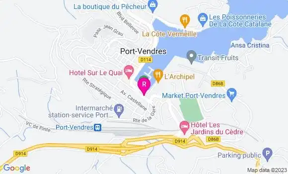 Localisation Restaurant  Le Chalut