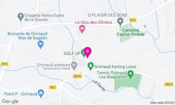 Localisation Pub Golf Up