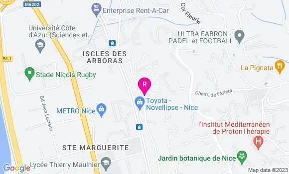 Localisation Pizzeria Da Gilou Pizza Socca