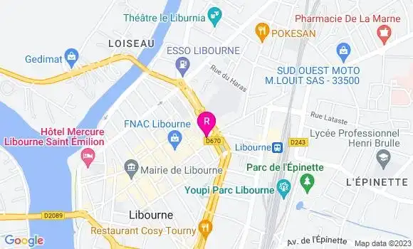 Localisation Brasserie de l