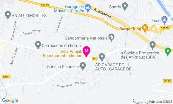 Localisation Restaurant  O Por Do Sol