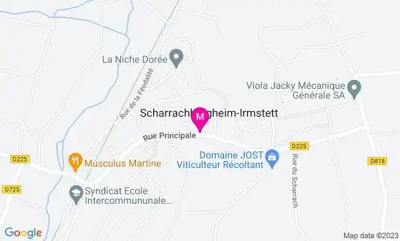 Localisation Brasserie Le Scharrach