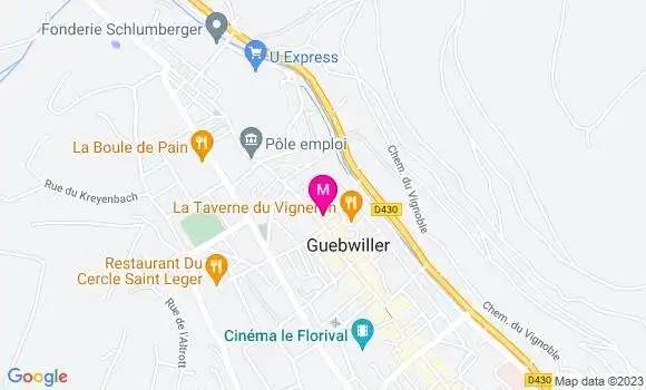 Localisation Restaurant  Le Meridien