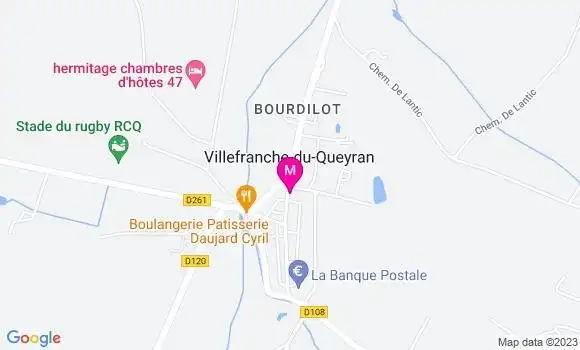 Localisation Restaurant  La Bonne Franquette