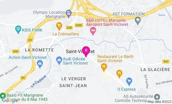 Localisation Restaurant  L