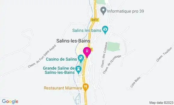 Localisation Restaurant  La Salière