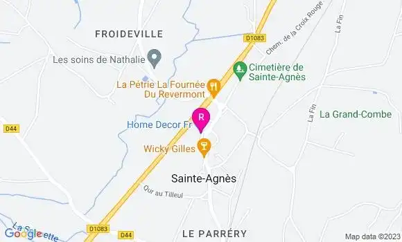 Localisation Restaurant  Au Saint Agnesois