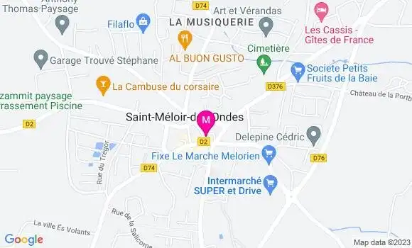Localisation Le Bistrot d