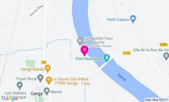 Localisation Restaurant  Guinguette l