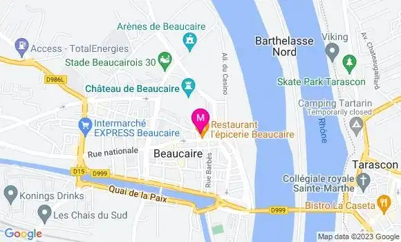Localisation Restaurant  La Terrasse