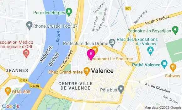 Localisation Restaurant  La Cantine