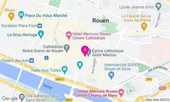 Localisation Restaurant  Rotomagus