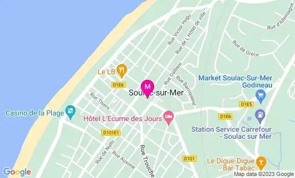 Localisation Restaurant  Le Rallye