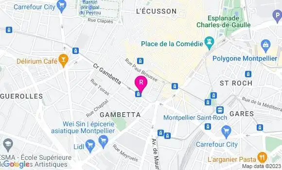 Localisation Restaurant  Café Marceau