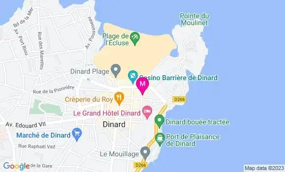 Localisation Restaurant  Les Vedettes