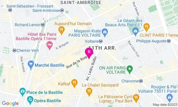 Localisation Restaurant  L