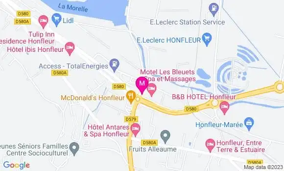 Localisation Restaurant  La Frégate