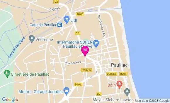 Localisation Restaurant Bar L