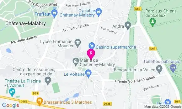 Localisation Restaurant Chinois Chez Lily