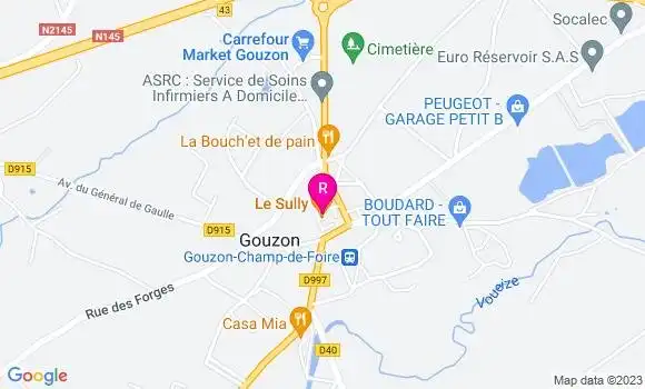 Localisation Restaurant  Le Sully