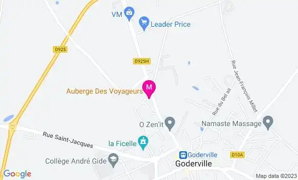 Localisation Auberge des Voyageurs
