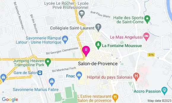 Localisation Brasserie le Longchamp