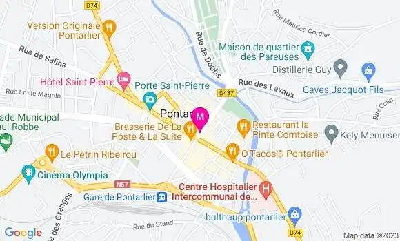 Localisation Restaurant  La Parenthèse