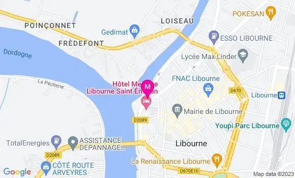 Localisation Le Bistrot Maritime